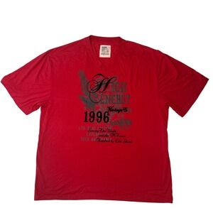 Old Skool Premium Clothing Men's Size 5X‎ Red High Energy 1996 Graphic T-Shirt